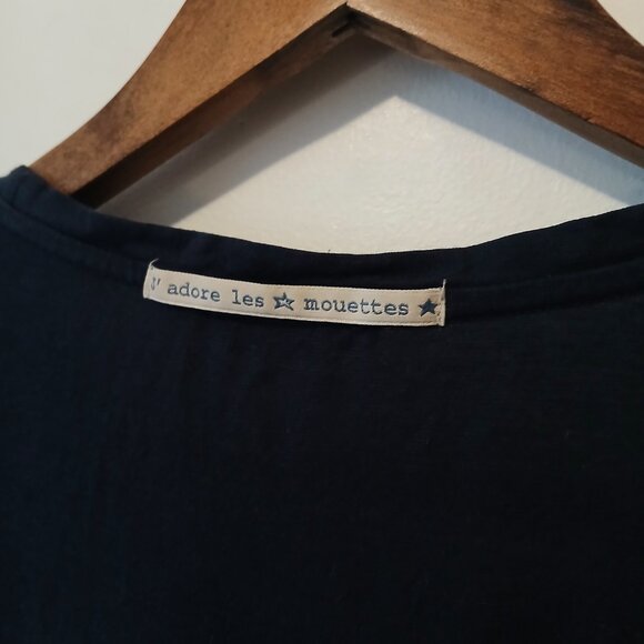 DANIELE ALESSANDRINI - Graphic striped t-shirt - Sz XL (fits L) - Picture 6 of 7